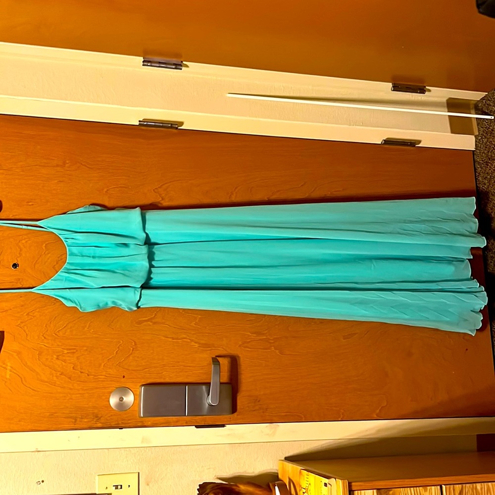 Teal sun dress